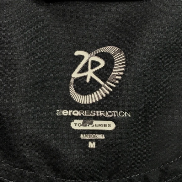 Zero Restriction Tour Series Golf Windbreaker Jacket Mens M Lightweight - Picture 3 of 11